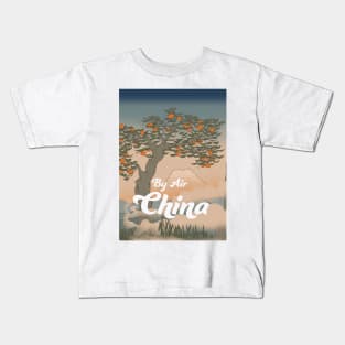 China By Air Kids T-Shirt